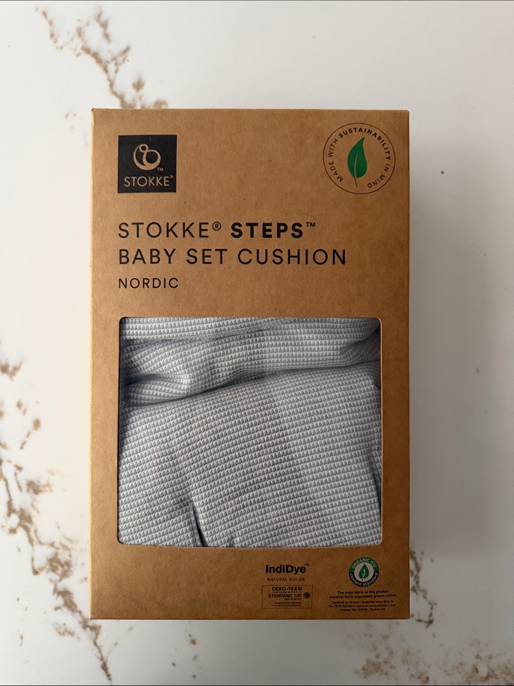 Stokke Steps Baby Set Cushion — Nordic Grey